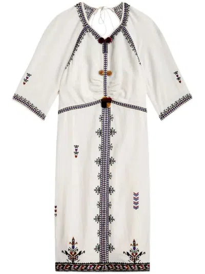 Isabel Marant Étoile Marant Étoile Zatini Dress In Ecru