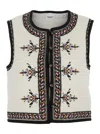 Isabel Marant Étoile Isabel Marant Etoile White Viscose Blend Zeana Vest In White