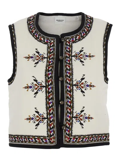Isabel Marant Étoile Marant Étoile Zeana Cardigan In Multicolor