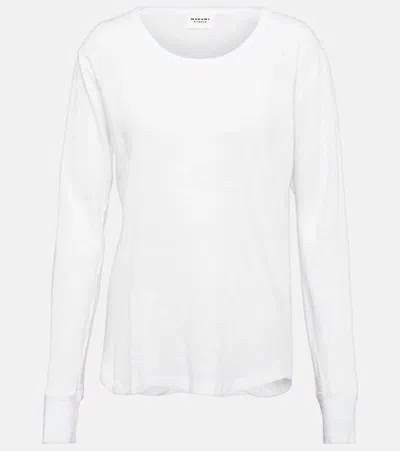 Isabel Marant Étoile Linen Top In White