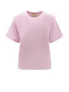 Isabel Marant Étoile Isabel Marant Zelitos Layered Crewneck T-shirt In Pink