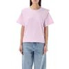 Isabel Marant Étoile Isabel Marant Zelitos Layered Crewneck T-shirt In Pink