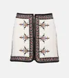 Isabel Marant Étoile Isabel Marant Etoile White Viscose Blend Zeria Mini Skirt In Ecru