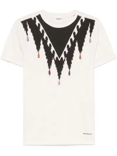 Isabel Marant Étoile Zewel T-shirt In Multi