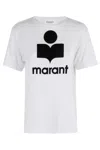 Isabel Marant Étoile Linen Logo Short-sleeve T-shirt In Multi
