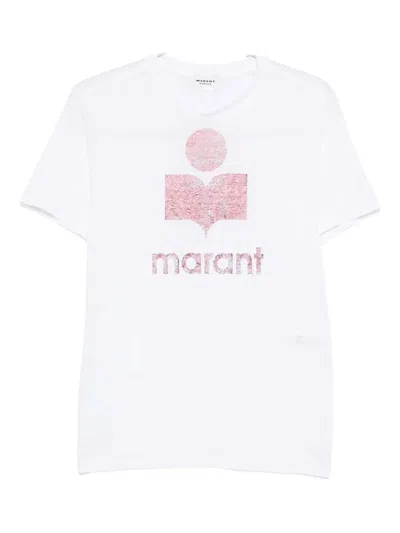 ISABEL MARANT ÉTOILE ZEWEL LINEN LOGO T-SHIRT