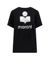 Isabel Marant Étoile Zewel Linen T-shirt In Black