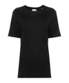 Isabel Marant Étoile Zewel Linen T-shirt In Black
