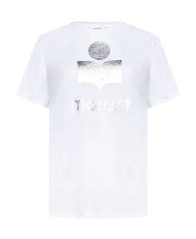 ISABEL MARANT ÉTOILE ISABEL MARANT LOGO PRINTED CREWNECK T-SHIRT