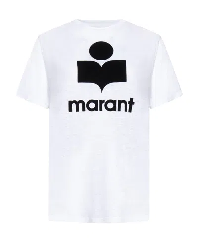 ISABEL MARANT ÉTOILE ISABEL MARANT ÉTOILE LOGO-PRINTED CREWNECK T-SHIRT