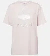 Isabel Marant Étoile T-shirt Zewel Aus Leinen In Neutral