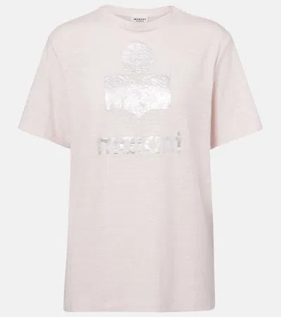 Isabel Marant Étoile T-shirt Zewel Aus Leinen