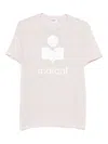 Isabel Marant Étoile Zewel Logo-print Linen T-shirt In White
