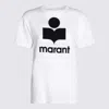 Isabel Marant Étoile Linen Logo Short-sleeve T-shirt In White