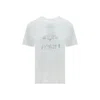 Isabel Marant Étoile Zewel Metallic Logo Slub Linen Graphic Tee