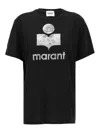 Isabel Marant Étoile Marant Etoile Mobyli Sweatshirt With Flocked Logo In Black