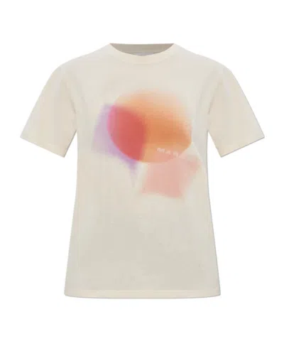 Isabel Marant Étoile Zewel T-shirt In Brown