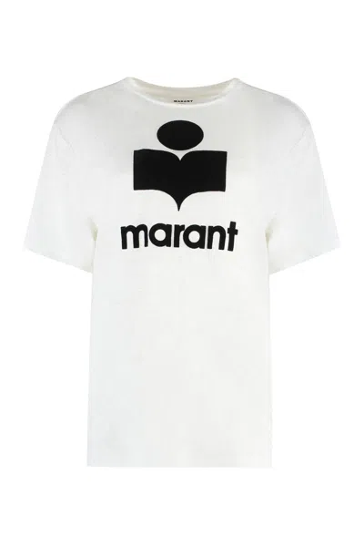 Isabel Marant Étoile 'zewel' T-shirt In White/black