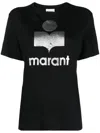 Isabel Marant Étoile Zewel T-shirt With Print In Black