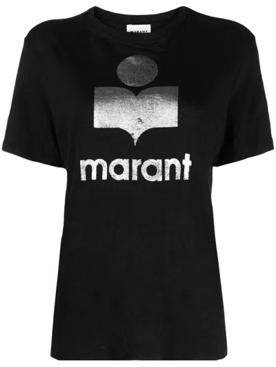 Isabel Marant Étoile Zewel T-shirt With Print In Black