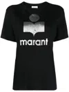 Isabel Marant Étoile Zewel T-shirt With Print In Black