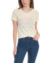 Isabel Marant Étoile Marant Etoile Ziliani Logo Cotton T Shirt In Beige