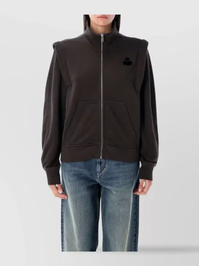 ISABEL MARANT ÉTOILE ZIP FLEECE JACKET WITH POCKETS