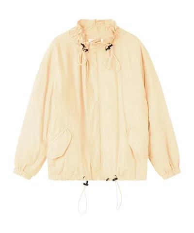 Isabel Marant Étoile Zip-up Casual Jacket In Nude