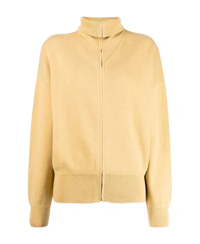 Isabel Marant Étoile Zipper Cardigan In Nude
