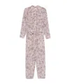 Isabel Marant Étoile Ziya Long Jumpsuit With Paisley Print In Nude
