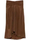 Isabel Marant Étoile Zoan Midi Skirt In Brown