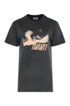 Isabel Marant Étoile Isabel Marant Etoile Slate Cotton Zoeline T-shit In Black