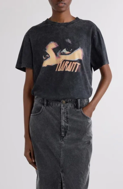 ISABEL MARANT ÉTOILE ISABEL MARANT ÉTOILE ZOELINE COTTON GRAPHIC T-SHIRT