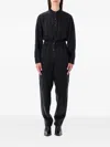 Isabel Marant Étoile Zully Button-fastening Pocket Jumpsuit In Black