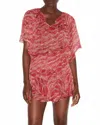 Isabel Marant Etolie Neslya Top In Red In Multi