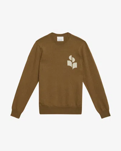 Isabel Marant Evans Sweater In Brown