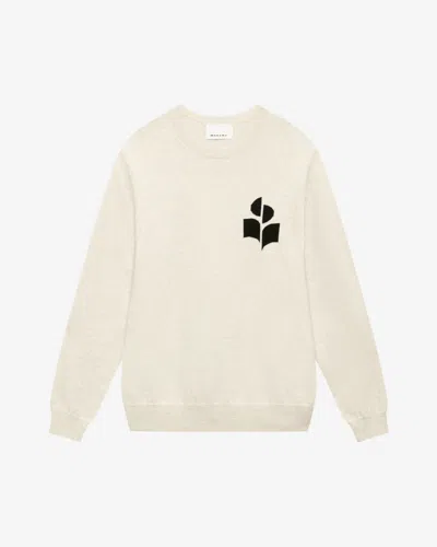Isabel Marant Evans Sweater In Light Gray