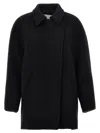 Isabel Marant Black Wool Blend Eveline Coat In Black