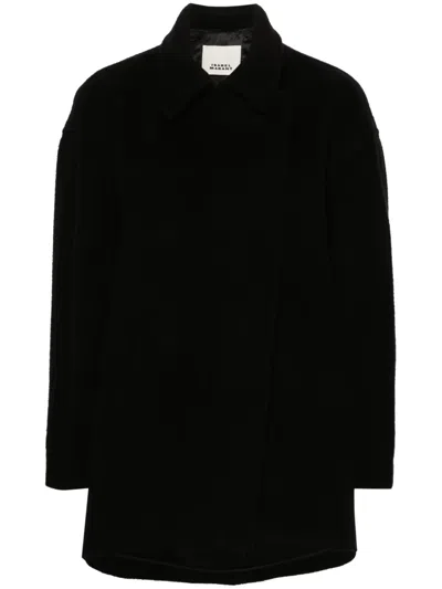 Isabel Marant Eveline Single-breasted Coat In Black