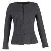 Isabel Marant Evening Jacket In Grey Merino Wool In Black
