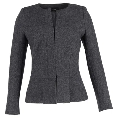 Isabel Marant Evening Jacket In Grey Merino Wool In Black