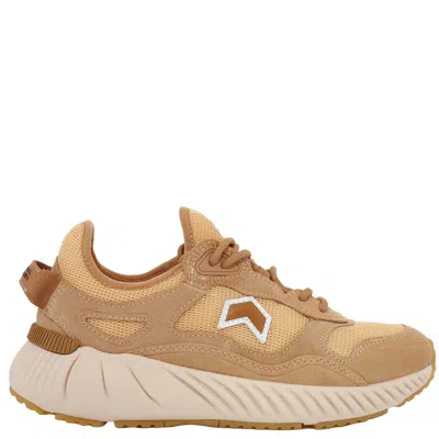 Isabel Marant Ewie Sporty Leather Sneakers - Ochre
