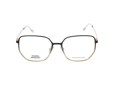 Isabel Marant Eyeglasses In Black Gradient Gold