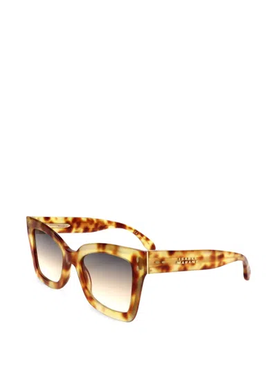 Isabel Marant Eyewear 52mm Havana-honey Sunglasses In 브라운