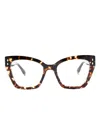 Isabel Marant Eyewear Sonnenbrille Im Butterfly-design In Braun