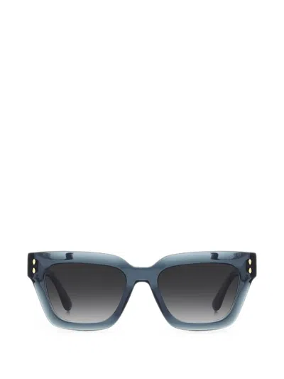 Isabel Marant Eyewear Carmy Square-frame Sunglasses In Blue