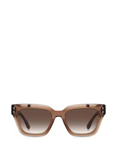 Isabel Marant Eyewear Square-frame Sunglasses In Brown