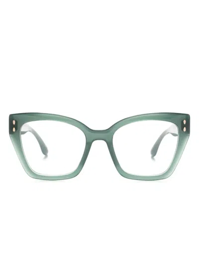 Isabel Marant Eyewear Brille Mit Cat-eye-gestell In Grün