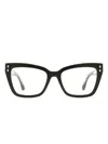 Isabel Marant Eyewear Cat-eye Glasses In Black
