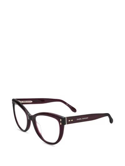 Isabel Marant Eyewear Cat-eye Glasses In Burgundy